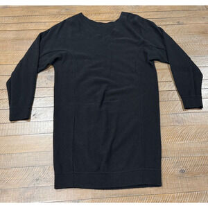 Vince Wool & Cashmere Blend V-Neck Relaxed Fit Sweater Dress - Women's Size M